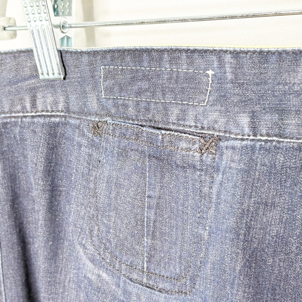 Rag & Bone High Rise Wide Leg Trouser Jean Dark Wash Size 30 USA Classic Preppy - Picture 9 of 11